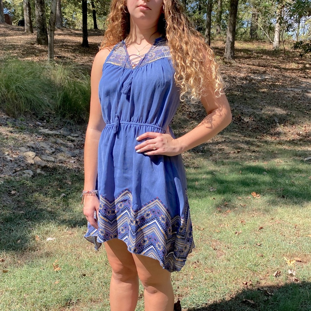 Almost Famous Boho Dress- Size Med